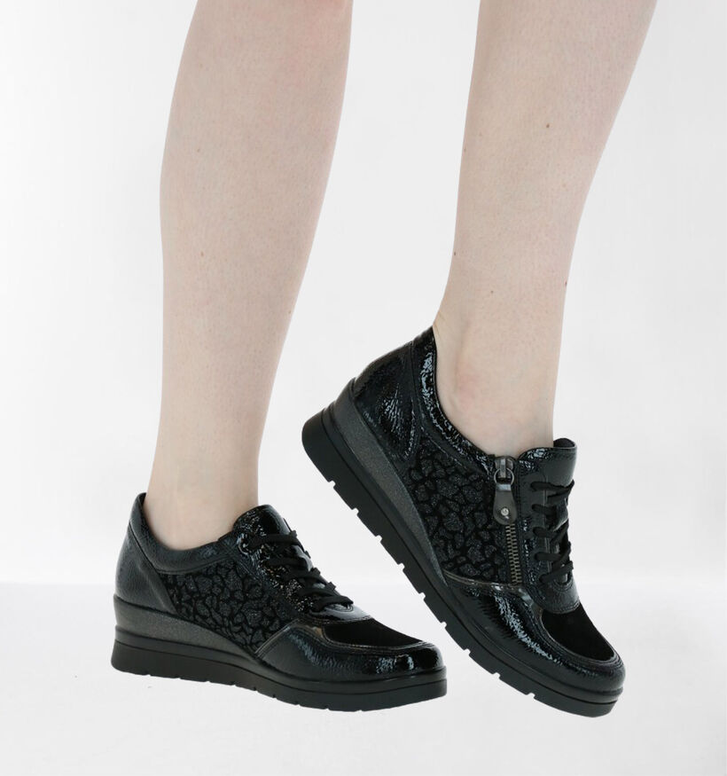 Remonte Chaussures à lacets en Noir pour femmes (312333) - pour semelles orthopédiques