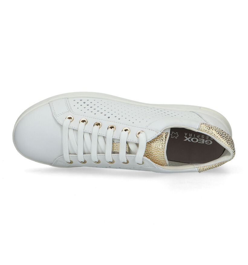 Geox Jaysen Witte Sneakers voor dames (320098) - geschikt voor steunzolen