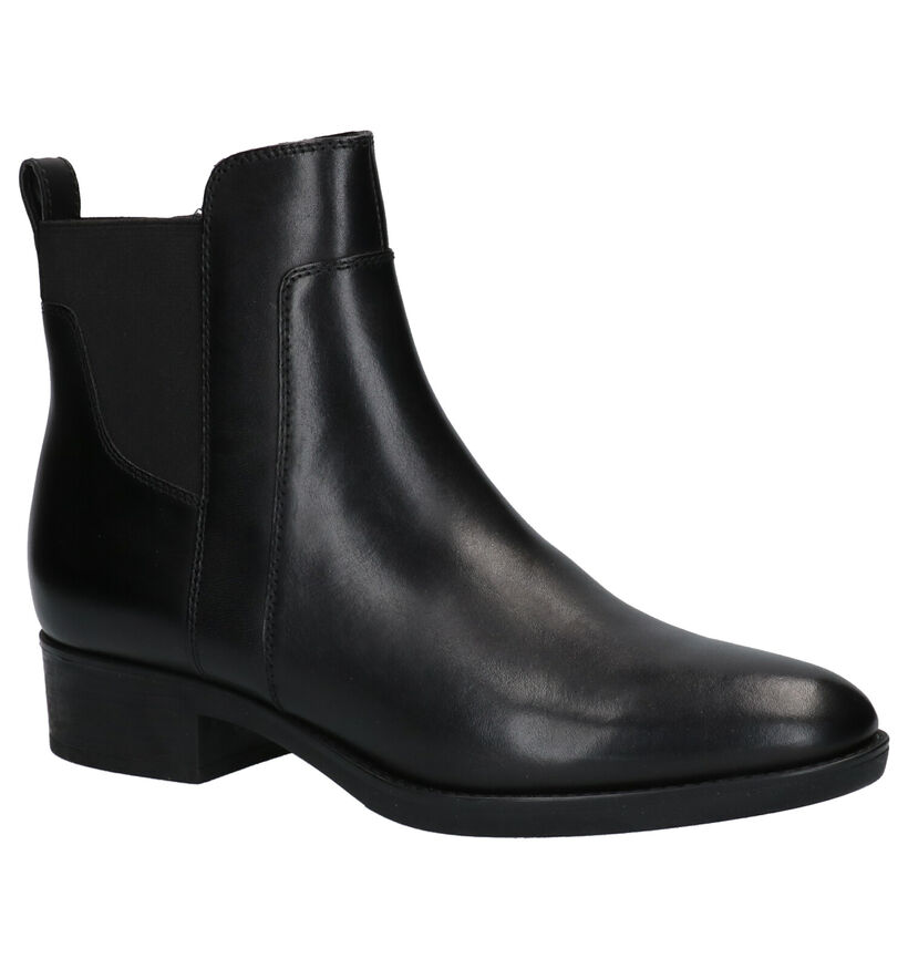 Geox Zwarte Chelsea Boots voor dames (278873)
