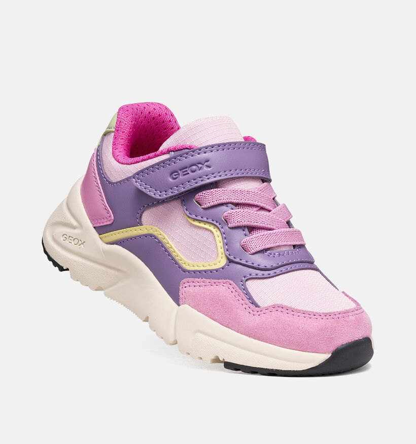 Geox Loftus Roze/Multi Sneakers voor meisjes (376258) - geschikt voor steunzolen