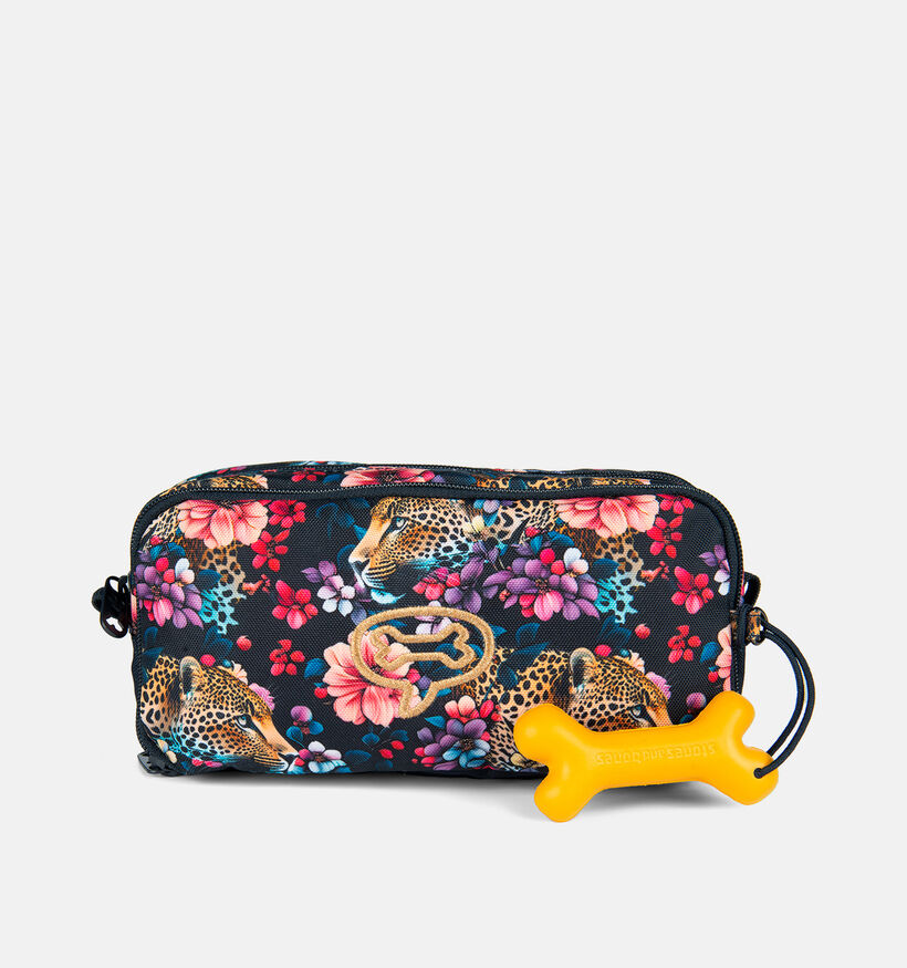 STONES and BONES Floral Ambush Trousse en Bleu fonc&eacute; pour filles (377415)