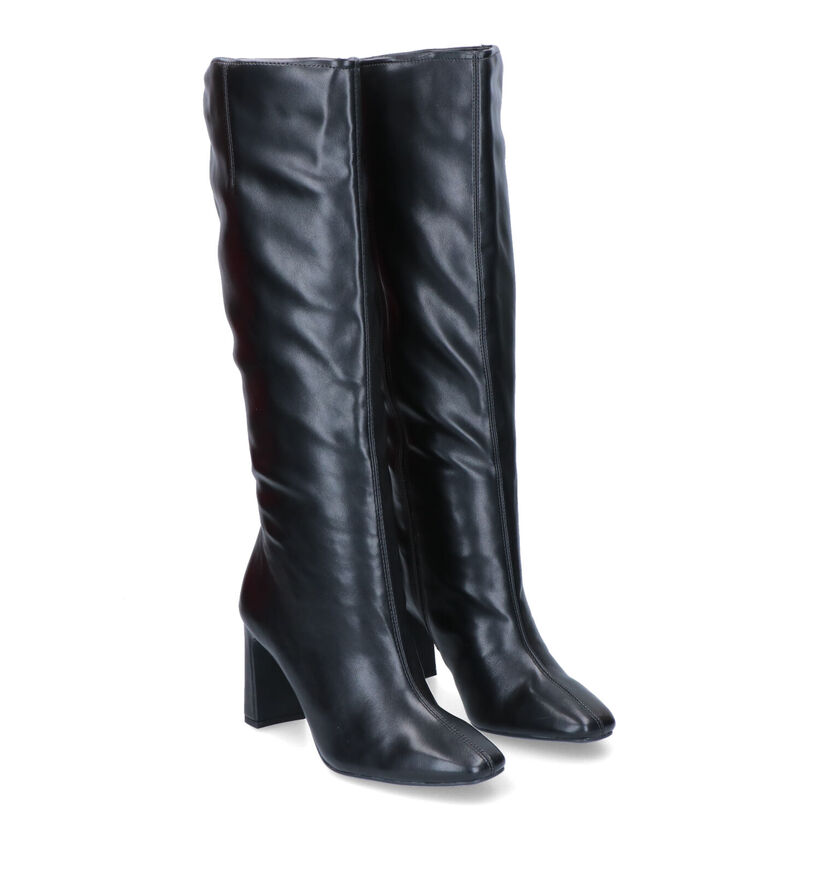 Tamaris Bottes hautes en Noir en simili cuir (317345)