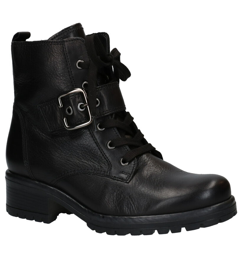 Gabor Best Fitting Bottines en Noir en cuir (282397)