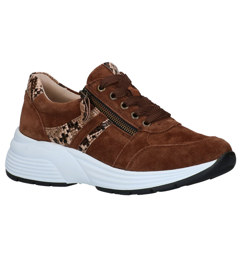 Remonte Bruine Sneakers in daim (277635)