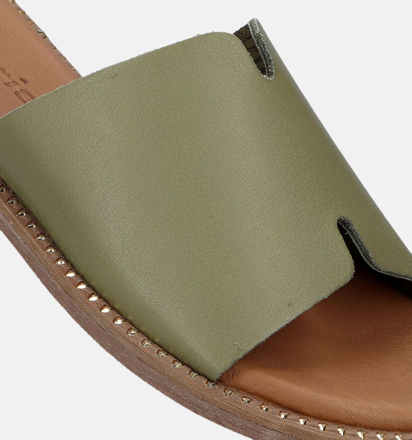 Tamaris Zwarte Platte slippers voor dames (354432)