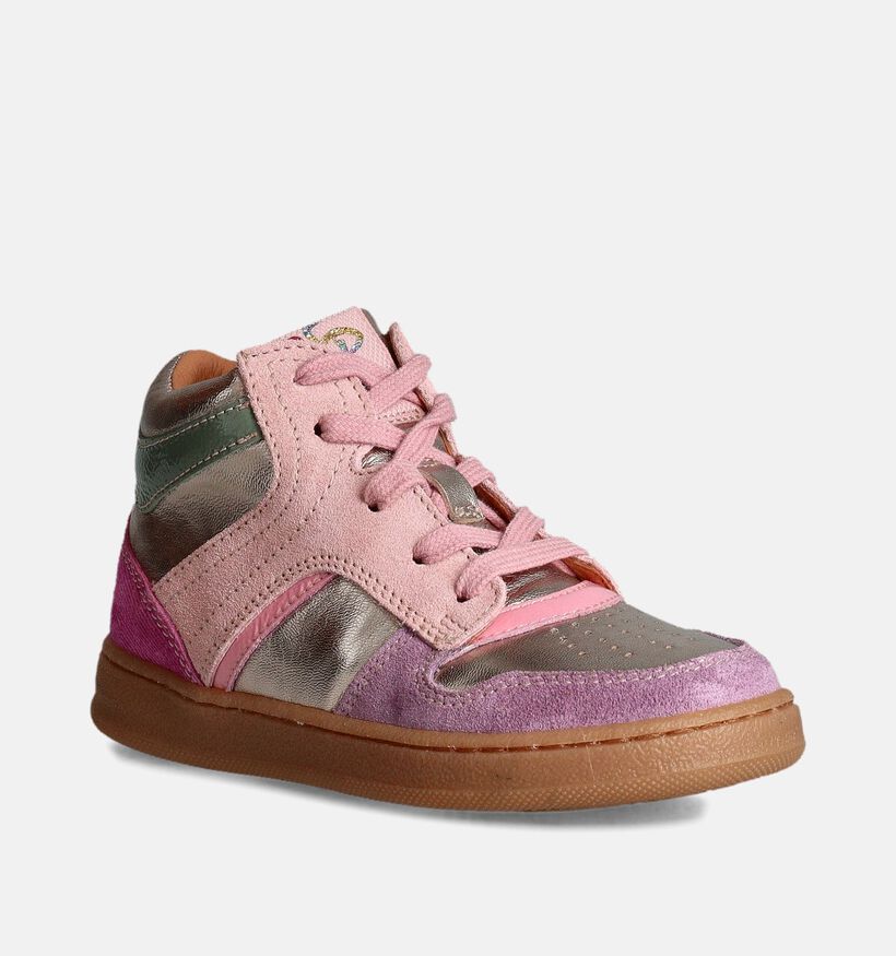 FR by Romagnoli Roze Hoge Sneakers voor meisjes (362374) - geschikt voor steunzolen