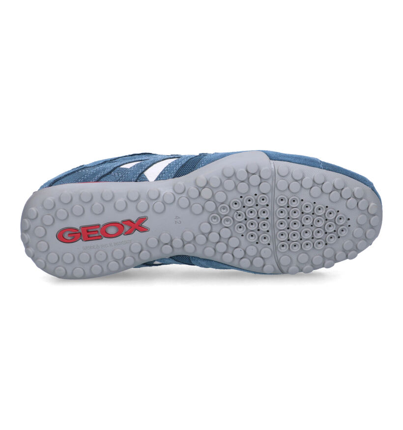 Geox Uomo Chaussures Slip-on en Bleu en daim (326763)