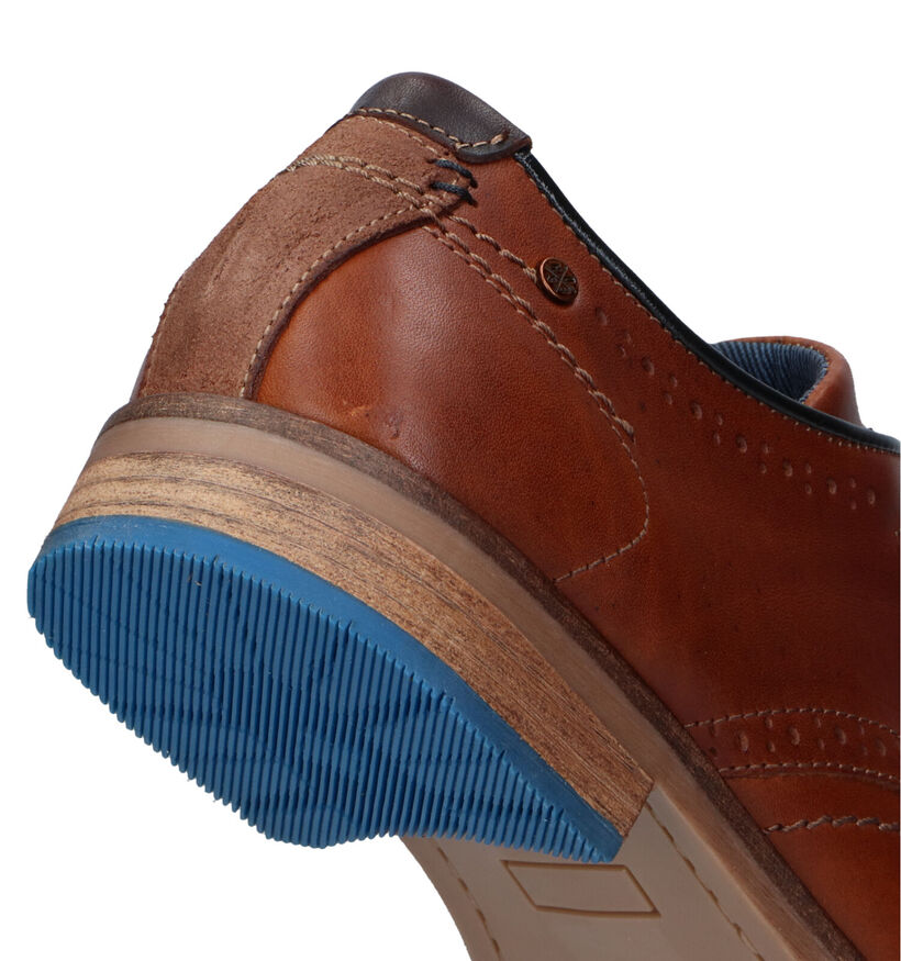 Bullboxer Chaussures classiques en Cognac pour hommes (334270) - pour semelles orthopédiques