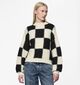 Pieces Namie Zwarte Gebreide trui voor dames (346562)