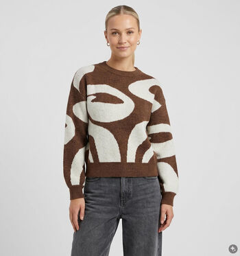 Vero Moda Truien Bruin/Blauw