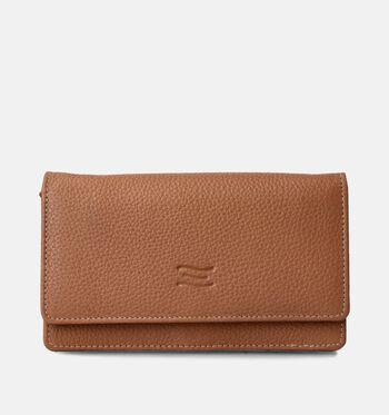 Crinkles Portemonnees Zwart/Beige/Cognac/Bruin/Blauw/Rood/Groen/Grijs