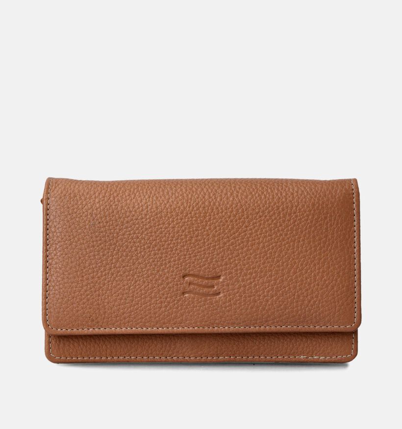 Crinkles Cognac Portemonnee voor dames (373810)