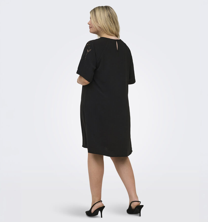 ONLY Carmakoma Carevalou Zwarte Midi-Jurk voor dames (375070)
