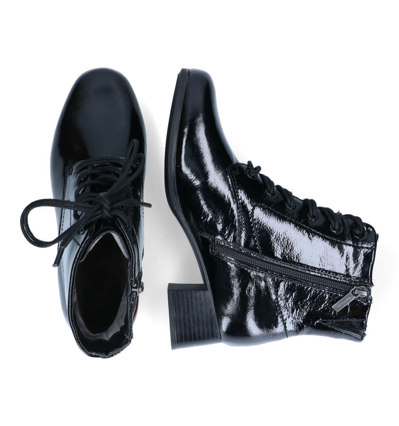 Tamaris Comfort Bottines à lacets en Noir en cuir (317969)