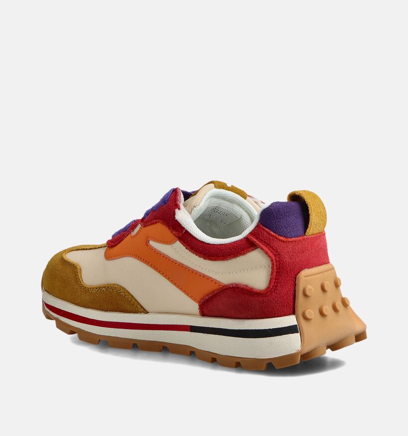 Milo & Mila Baskets basses en Marron pour filles (363495) - pour semelles orthopédiques