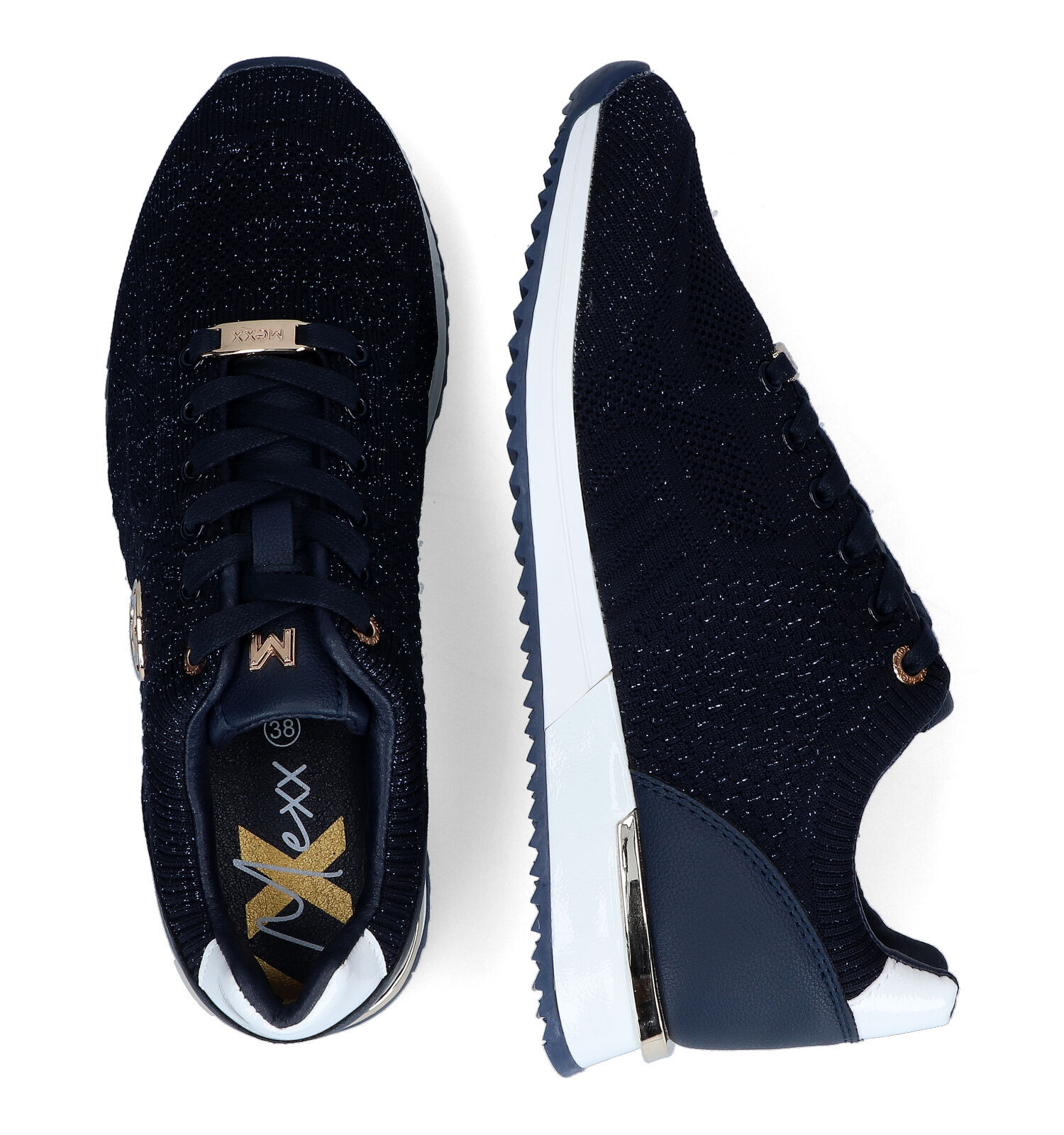 Mexx sneakers blauw dames top