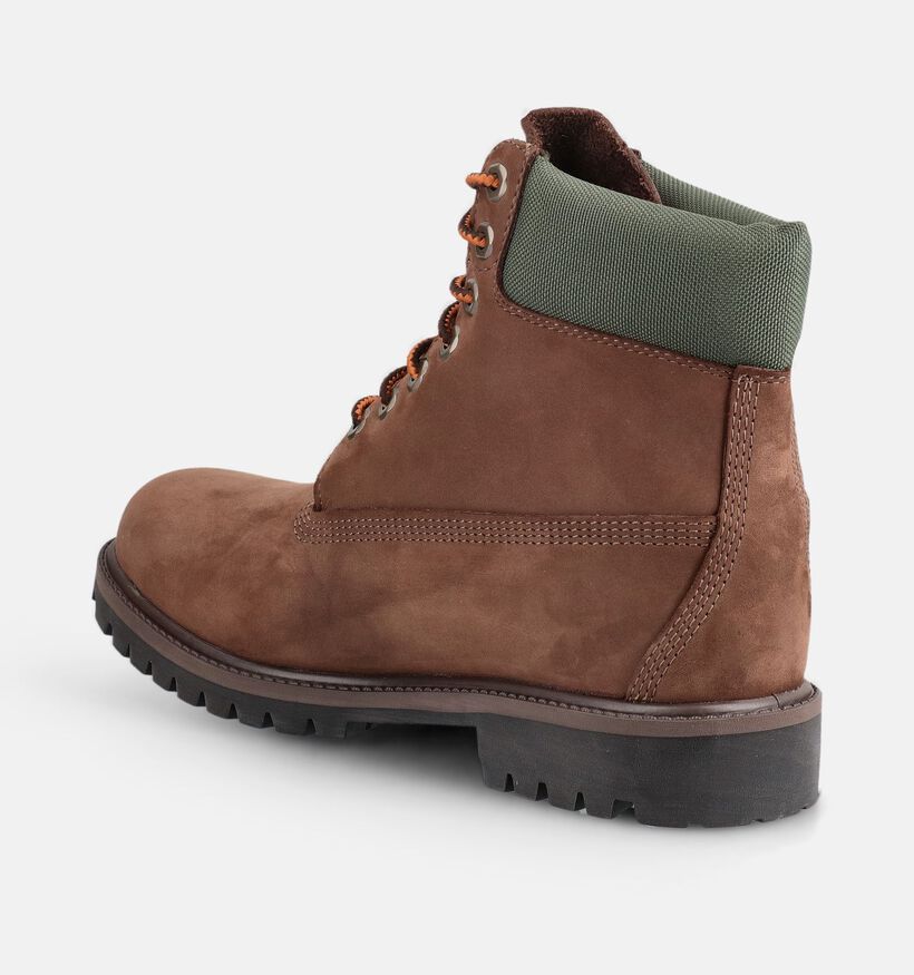 Timberland 6 Inch Premium Donkerbruine Boots voor heren (376475) - geschikt voor steunzolen