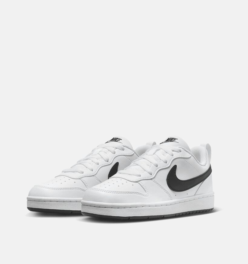 Nike Court Borough LOW 2 GS Witte Sneakers voor meisjes, jongens (350585)