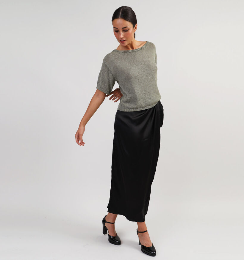 JDY Shine Groene Trui met korte mouwen voor dames (347319)