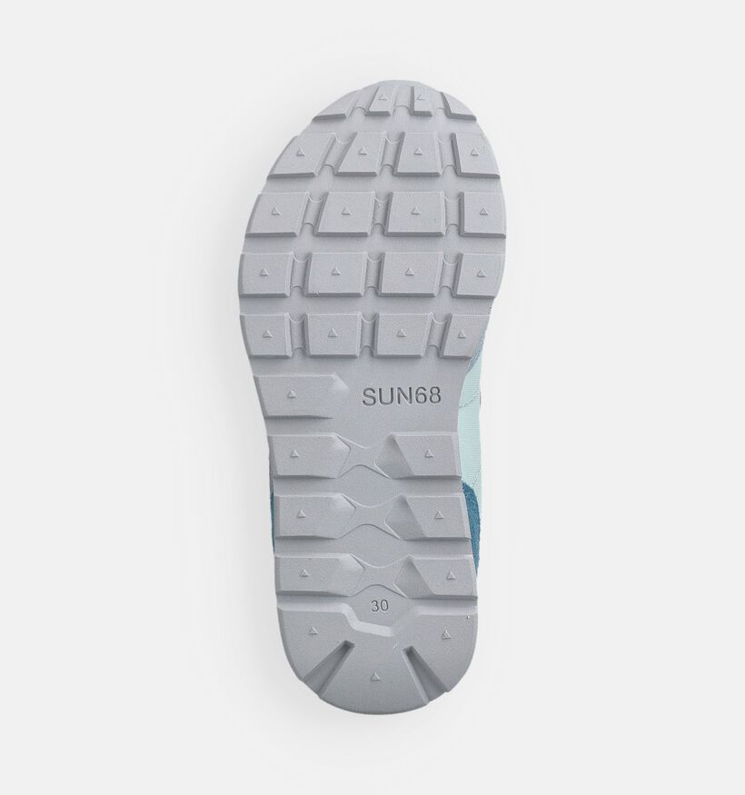 Sun68 Star Girl Mix Blauwe/Roze Sneakers Colorblock voor meisjes (369054) - geschikt voor steunzolen