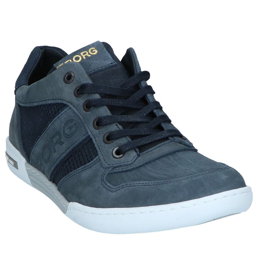 Donkerblauwe Veterschoenen Björn Borg in nubuck (239612)