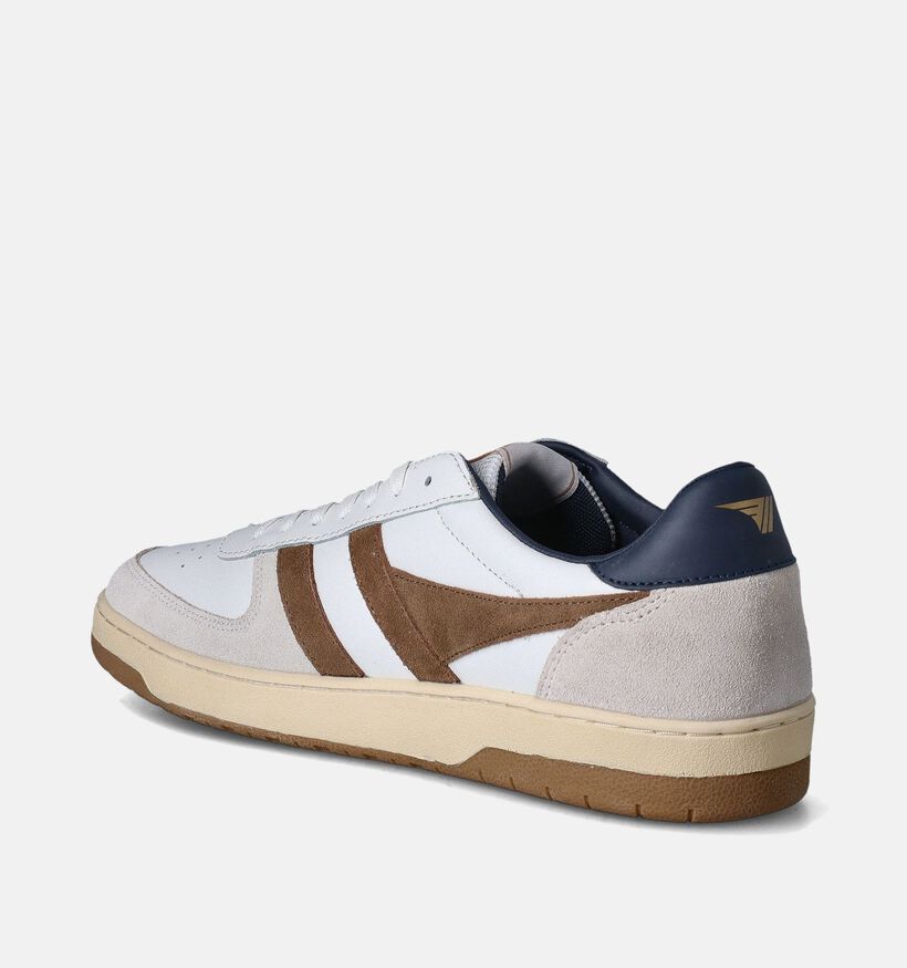 Gola Hawk CLB336 Witte Sneakers voor heren (351198) - geschikt voor steunzolen