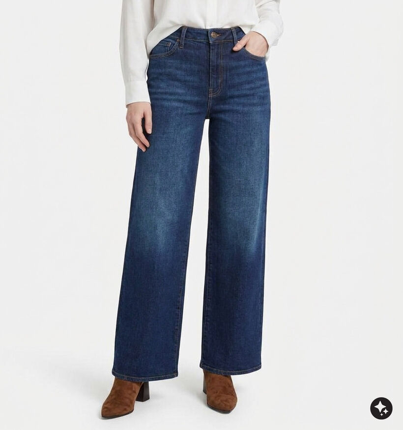 Guess Twin Dark Blauwe Jeansbroek voor dames (375878)