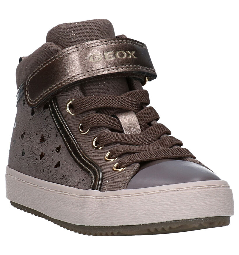 Geox Bronzen Hoge Schoenen in kunstleer (294104)