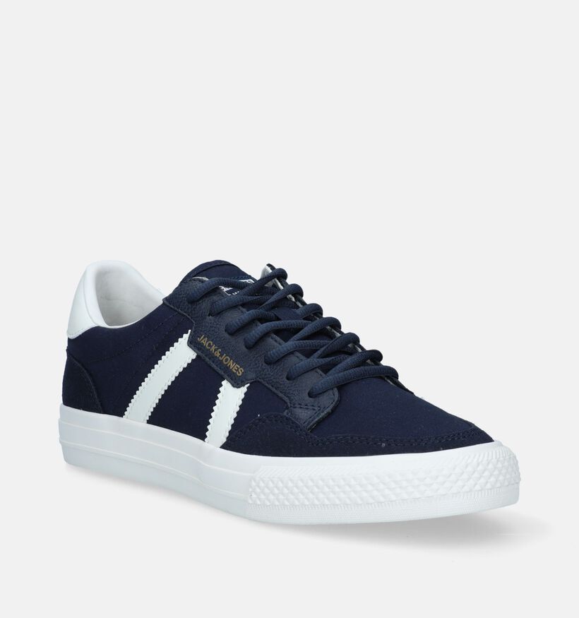 Jack & Jones Morden PU Blauwe Veterschoenen voor heren (337924)