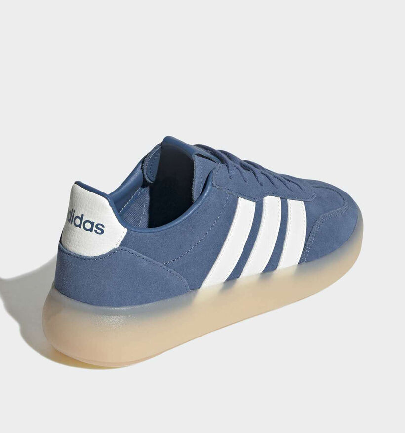 adidas Barreda Decode lux Baskets basses en Bleu pour hommes (372951) - pour semelles orthop&eacute;diques