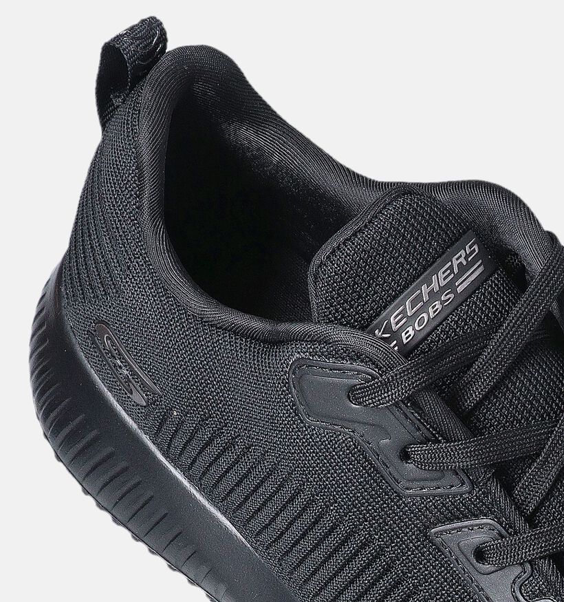 Skechers Bobs Squad Tough Talk Zwarte Sneakers voor dames (354747) - geschikt voor steunzolen