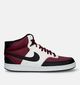 Nike Court Vision Next Nature Baskets en Bordeaux pour hommes (328031)