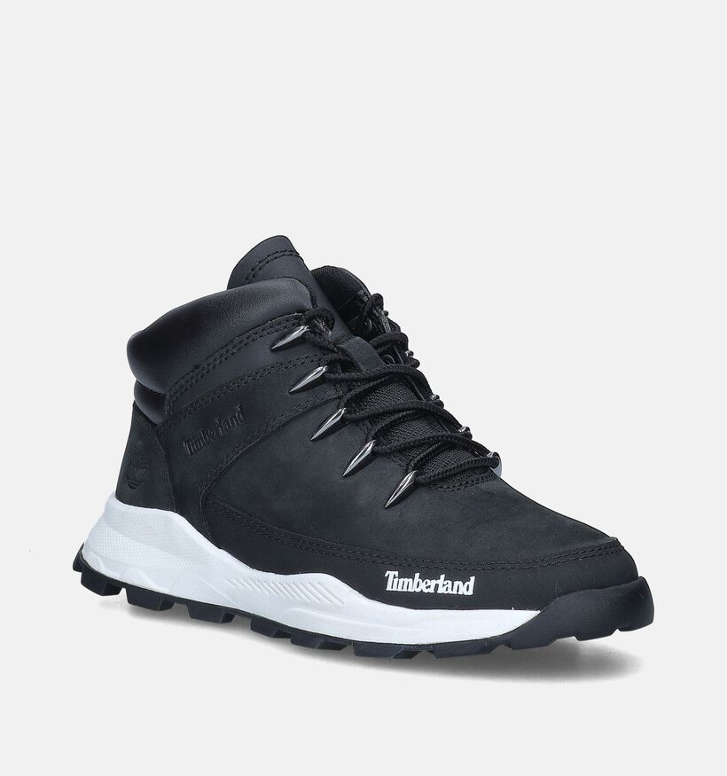 Timberland Brooklyn Euro Sprint Bottines en Noir pour garçons (346747) - pour semelles orthopédiques