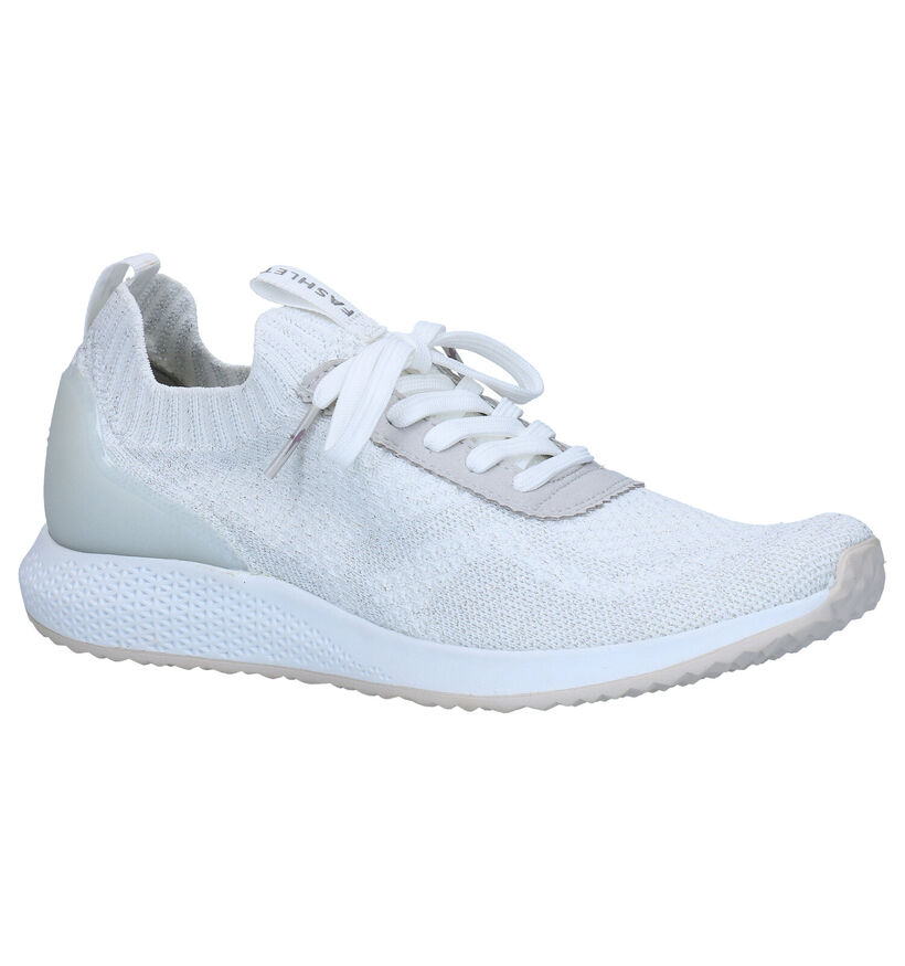 Tamaris Fashletics Zilveren Slip-on Sneakers in stof (280751)