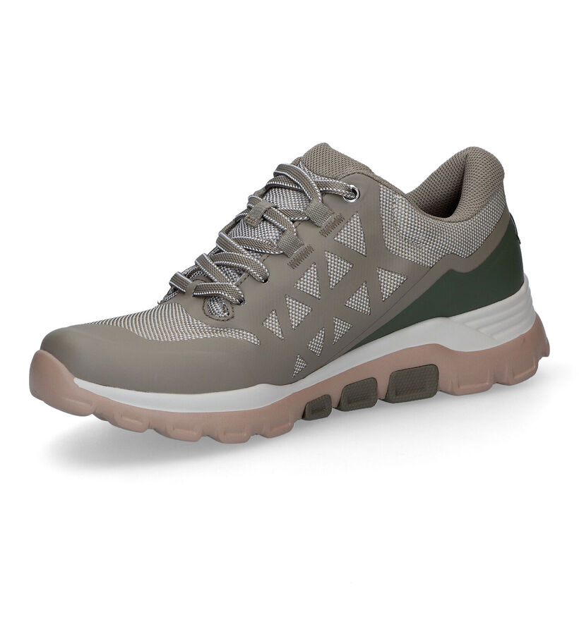 Gabor Rollingsoft Chaussures de randonnée en Khaki en textile (306759)