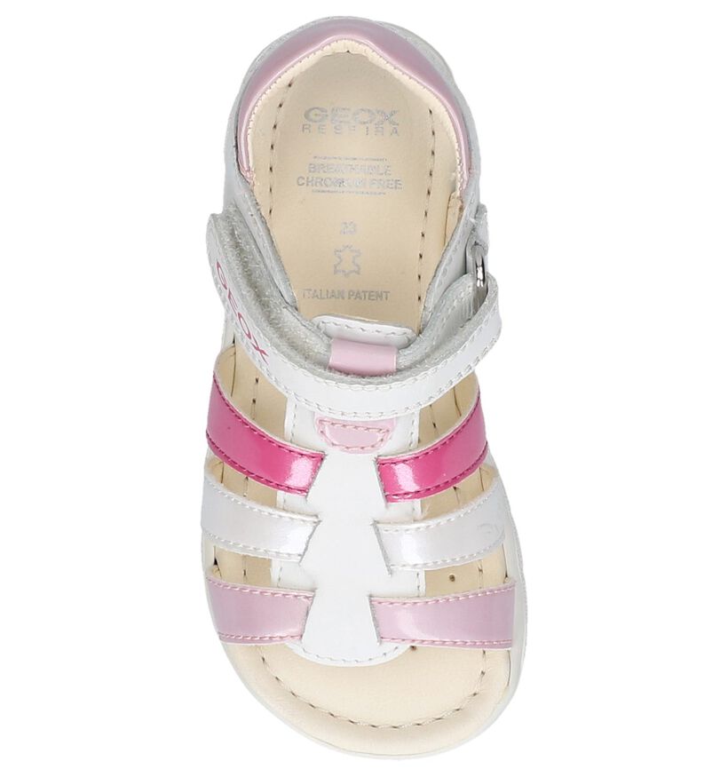 Geox Sandales pour bébé en Rose en cuir (245030)