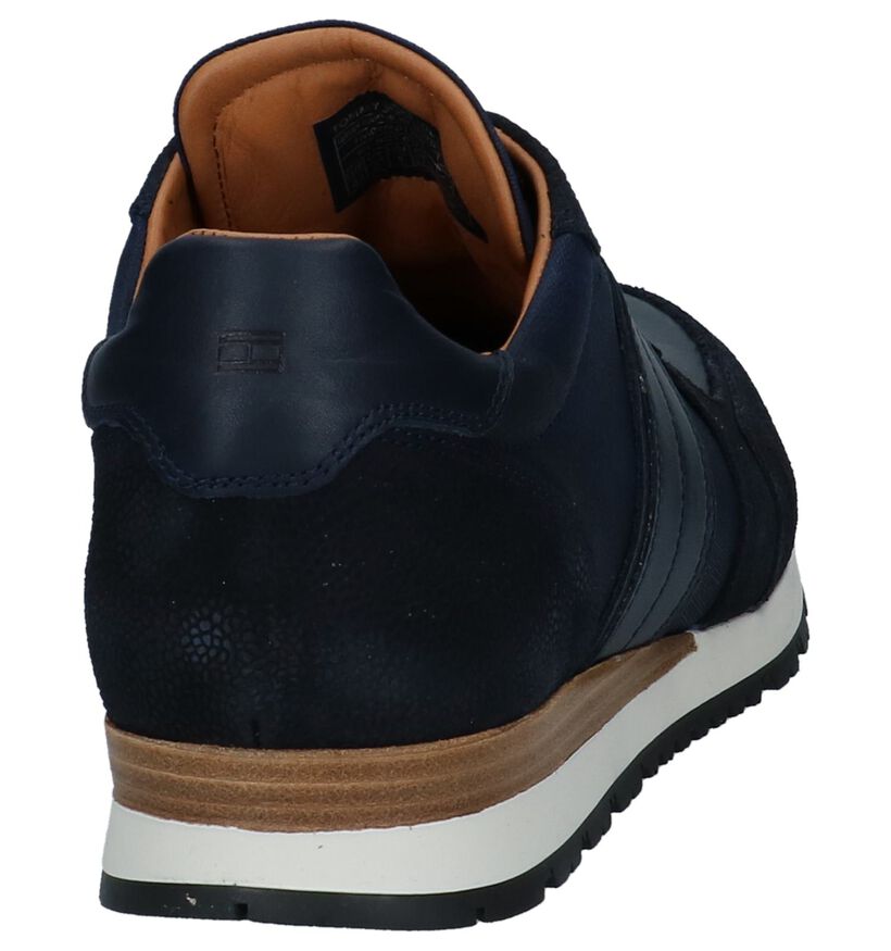 Donker Blauwe Casual Veterschoenen Tommy Hilfiger in leer (225231)