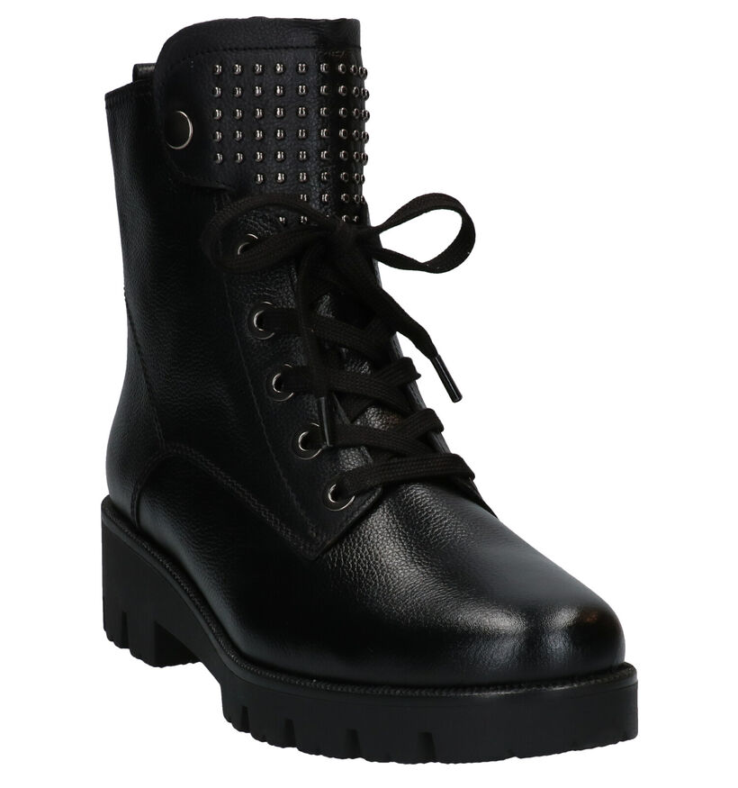 Gabor OptiFit Bottines en Noir en cuir (282295)