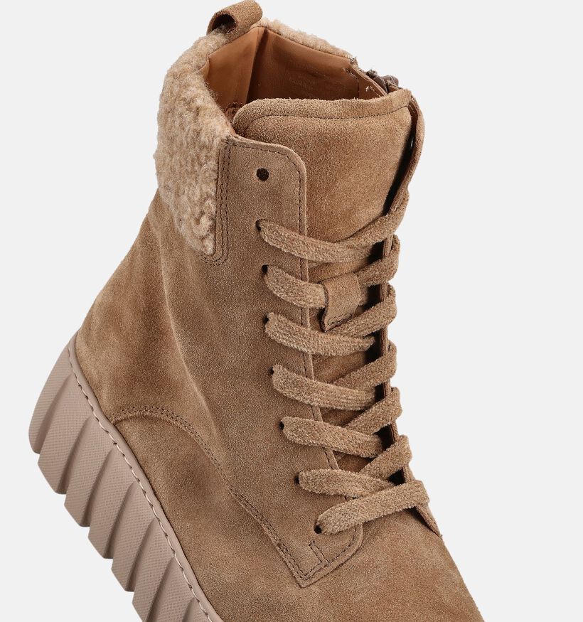Gabor Bottines à lacets en Cognac pour femmes (363151) - pour semelles orthopédiques