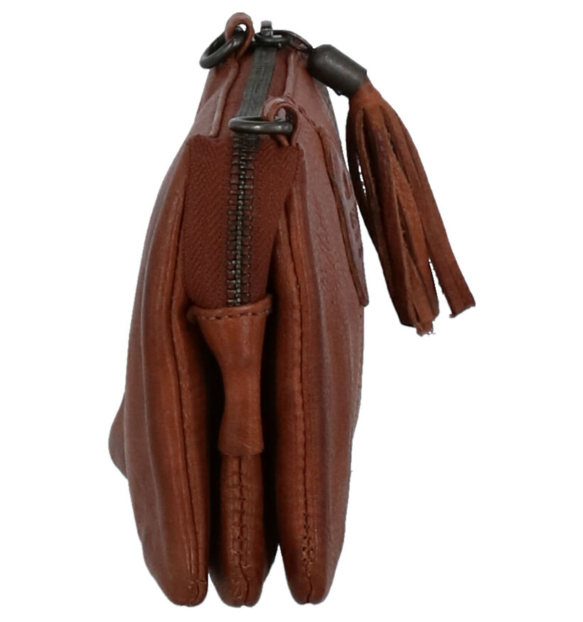 Bear Design Sac porté croisé en Cognac pour femmes (358900)