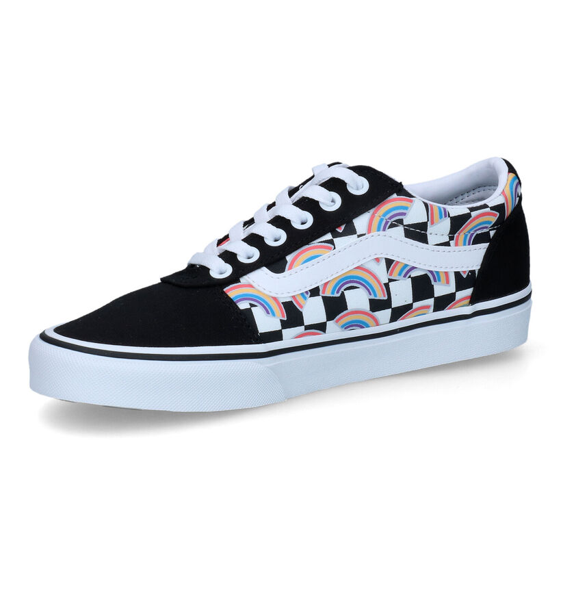 Vans Ward Baskets de skate en Noir pour femmes (327994)