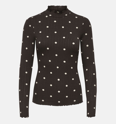 JDY T-shirts Bruin/Bordeaux