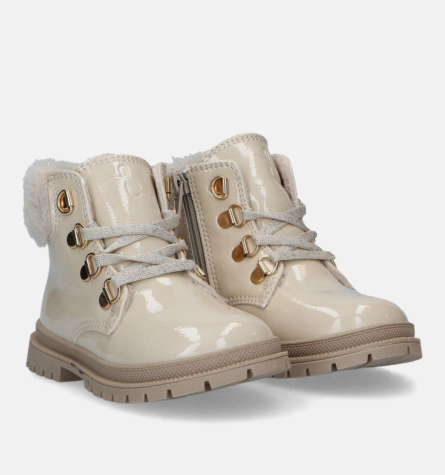 Milo Mila Boots pour b b en Beige Filles Chaussons b b en