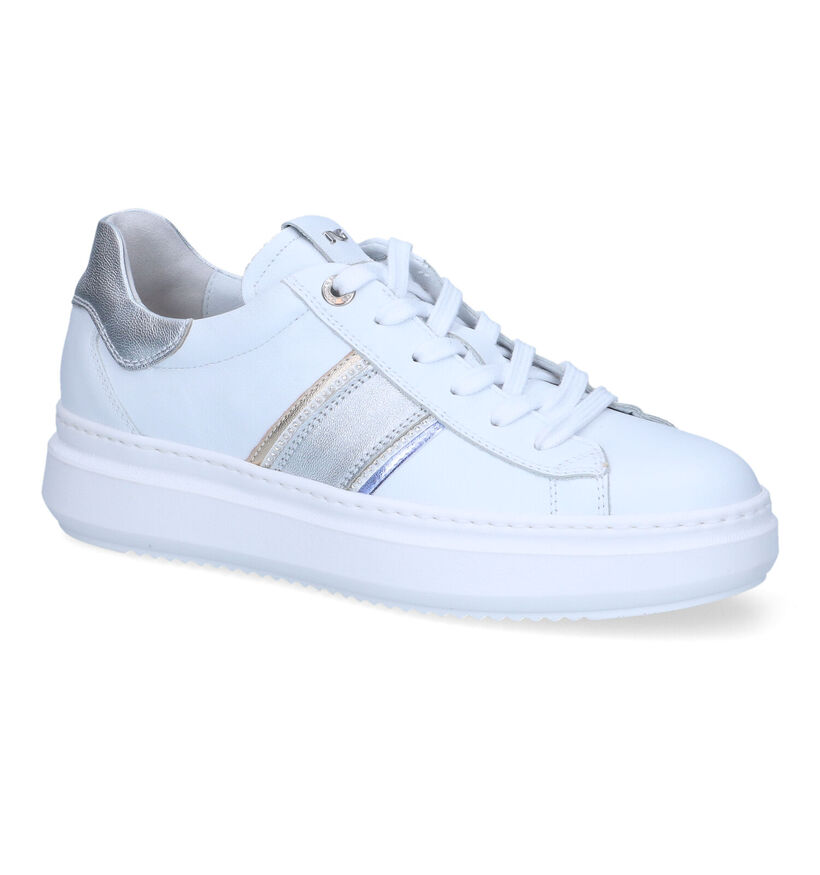 NeroGiardini Witte Sneakers voor dames (321123) - geschikt voor steunzolen