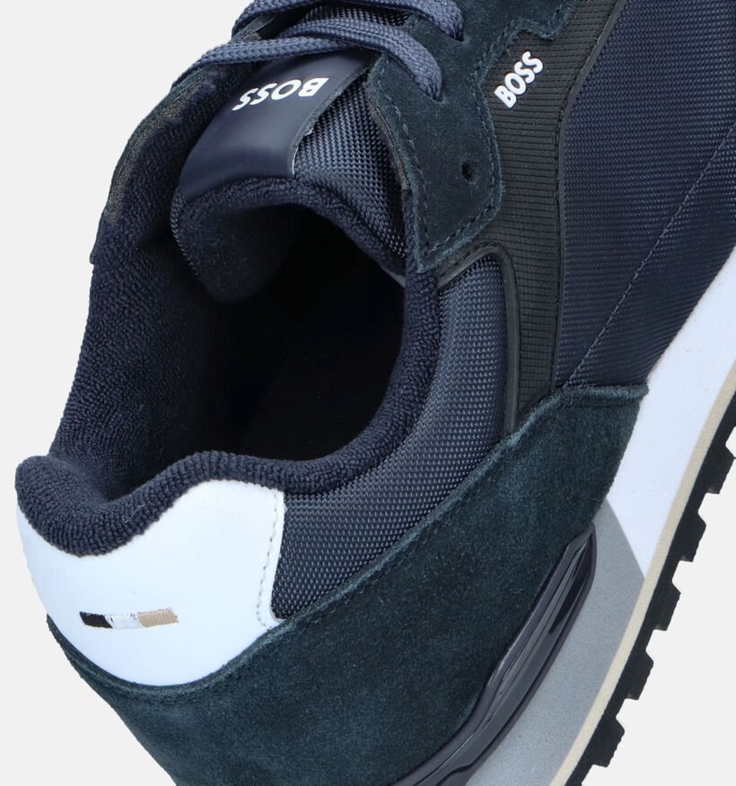 BOSS Parkour-L Runn Chaussures avec lacets en Bleu pour hommes (343642) - pour semelles orthopédiques