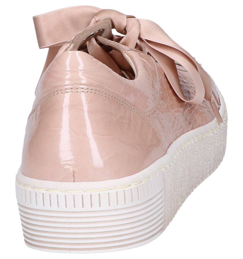 Best Fitting Chaussures à lacets en Rose en cuir (245526)