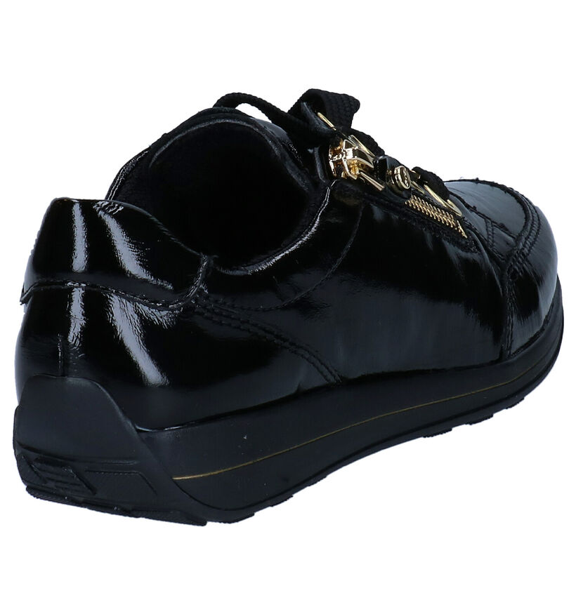 Ara Osaka Chaussures à Lacets en Noir en cuir (298961)