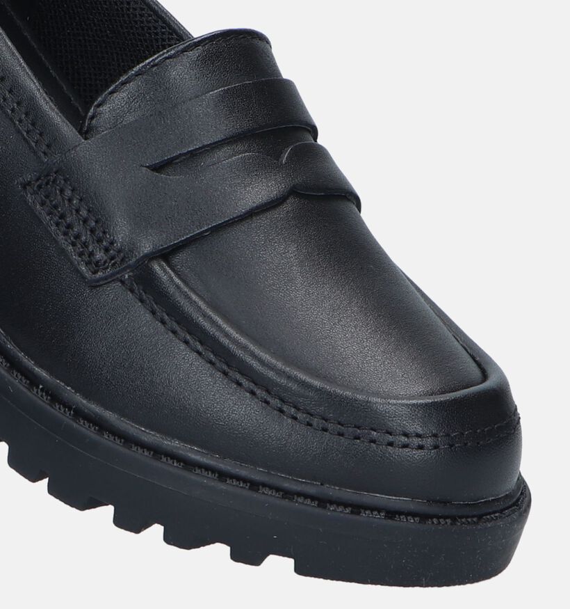 Geox Casey Zwarte Mocassins voor meisjes (330116) - geschikt voor steunzolen