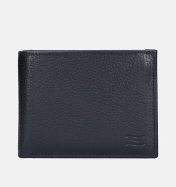 Crinkles Portemonnees Zwart/Bruin