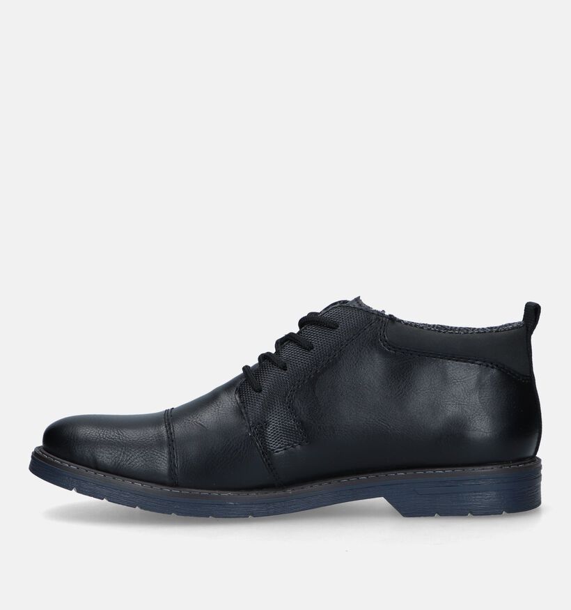 Rieker Zwarte Hoge schoenen met veters voor heren (331761)